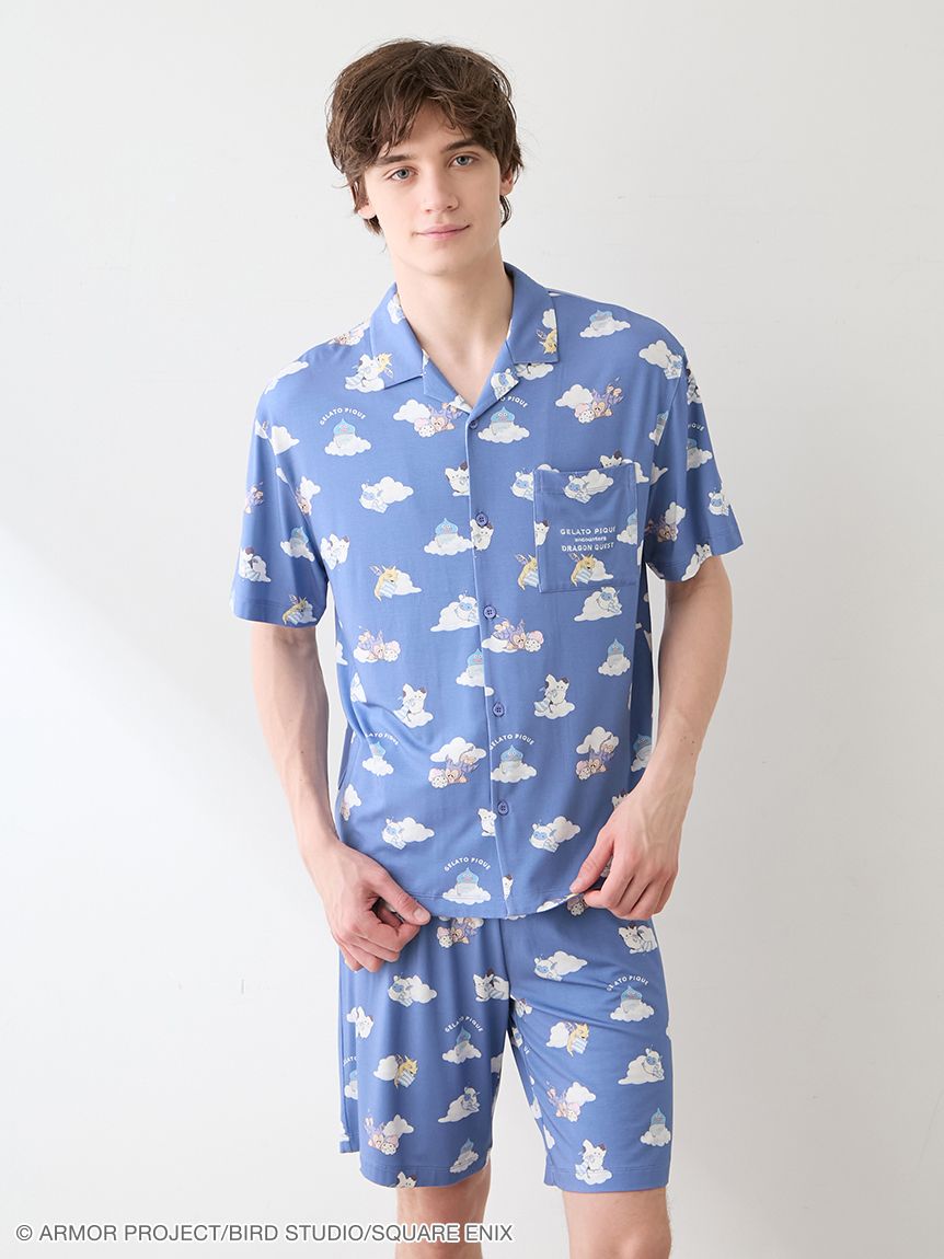 ドラゴンクエスト】【メンズ】総柄半袖シャツ(カットソー・Tシャツ