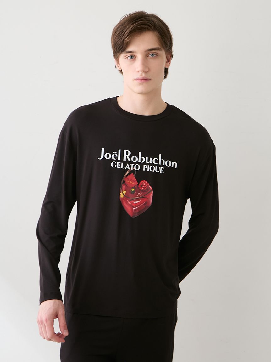 JOEL ROBUCHON】【HOMME】ワンポイントロンT(カットソー・Tシャツ
