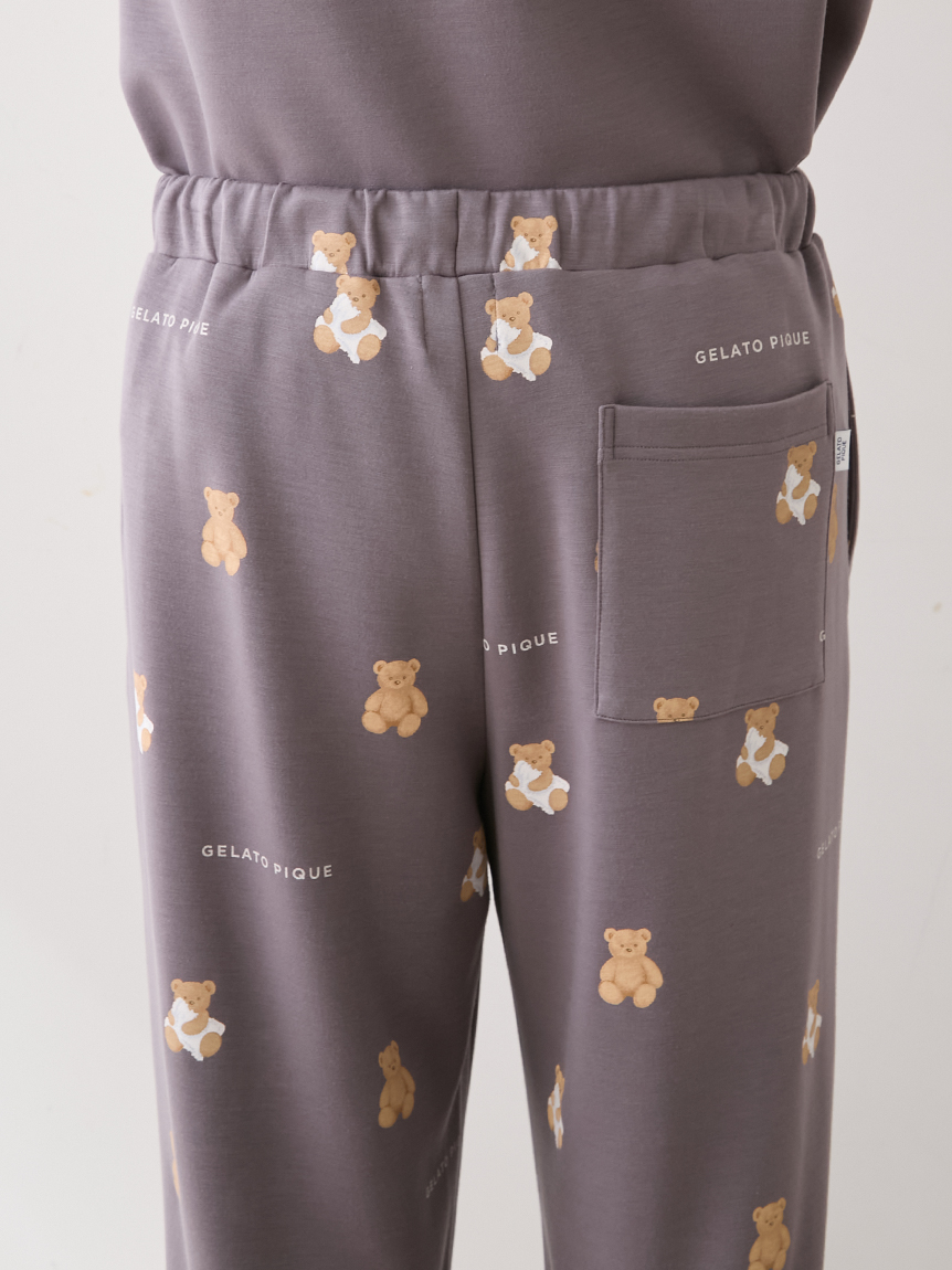 リカバリーウェア】【一般医療機器】【HOMME】ベアワンポイントTシャツ