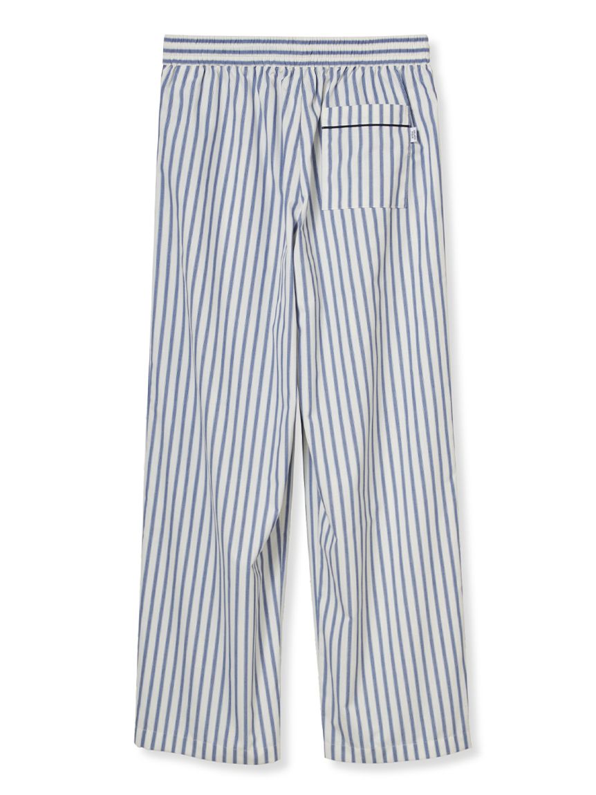 HOMME】ブロードストライプロングパンツ(ロングパンツ)｜ルームウェア