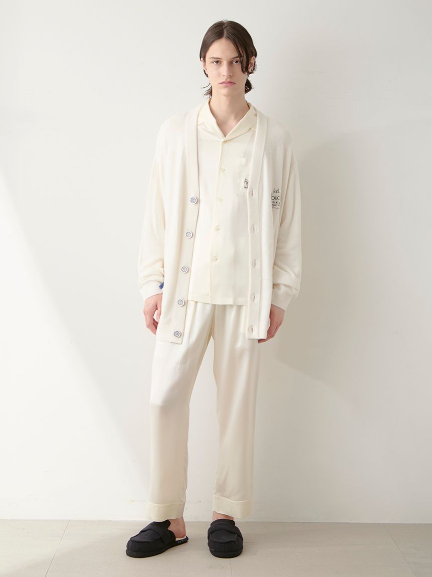 JOEL ROBUCHON】【販路限定】【HOMME】シルクサテンシャツ
