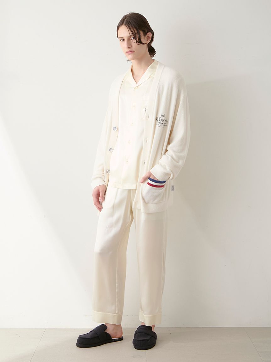 JOEL ROBUCHON】【販路限定】【HOMME】シルクサテンシャツ