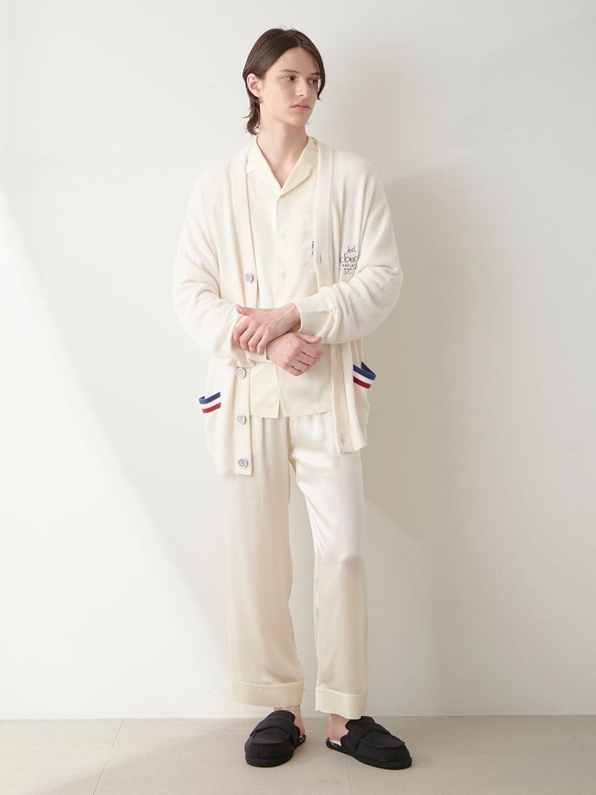 JOEL ROBUCHON】【販路限定】【HOMME】シルクサテンシャツ