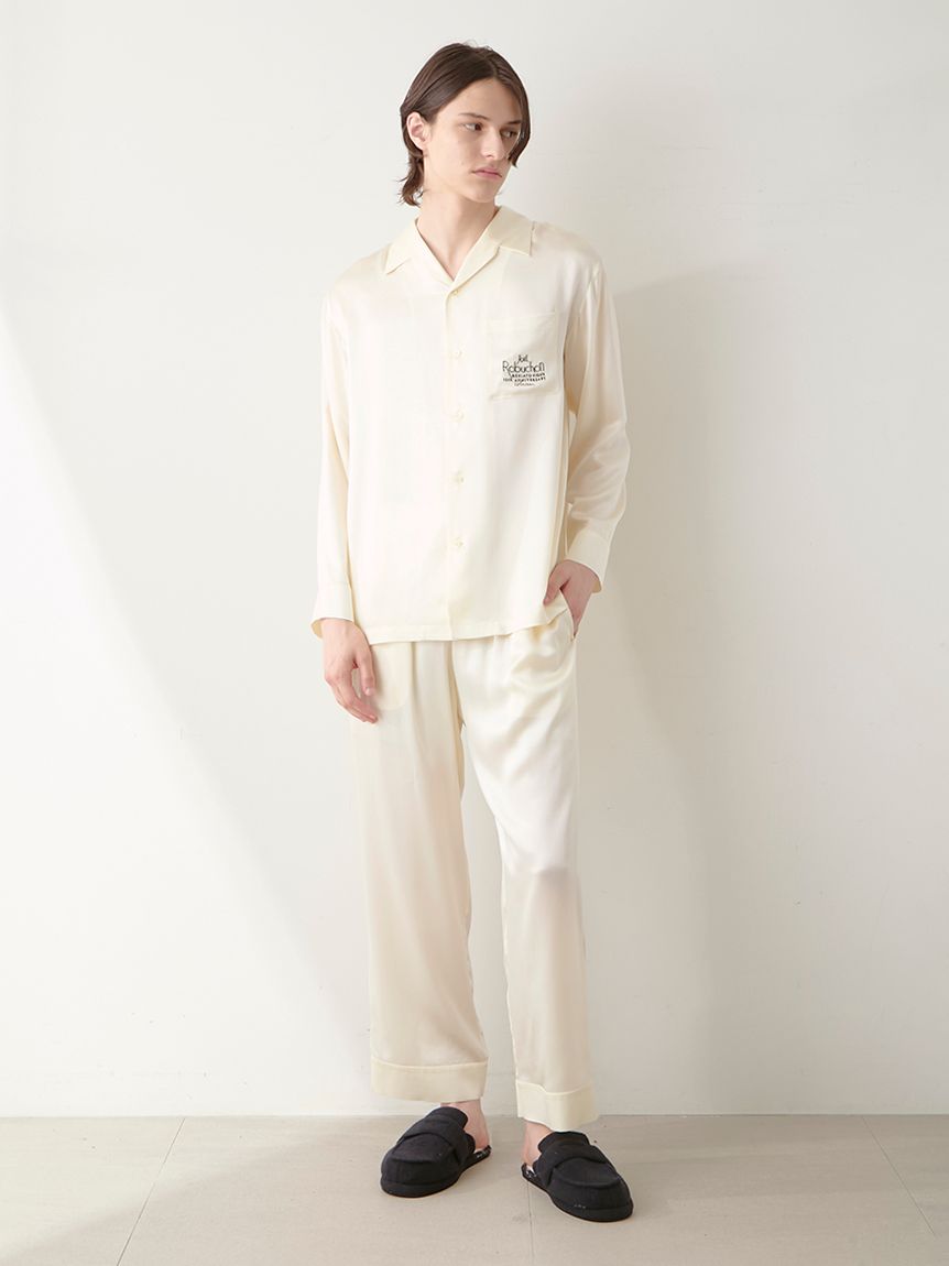 JOEL ROBUCHON】【販路限定】【HOMME】シルクサテンシャツ