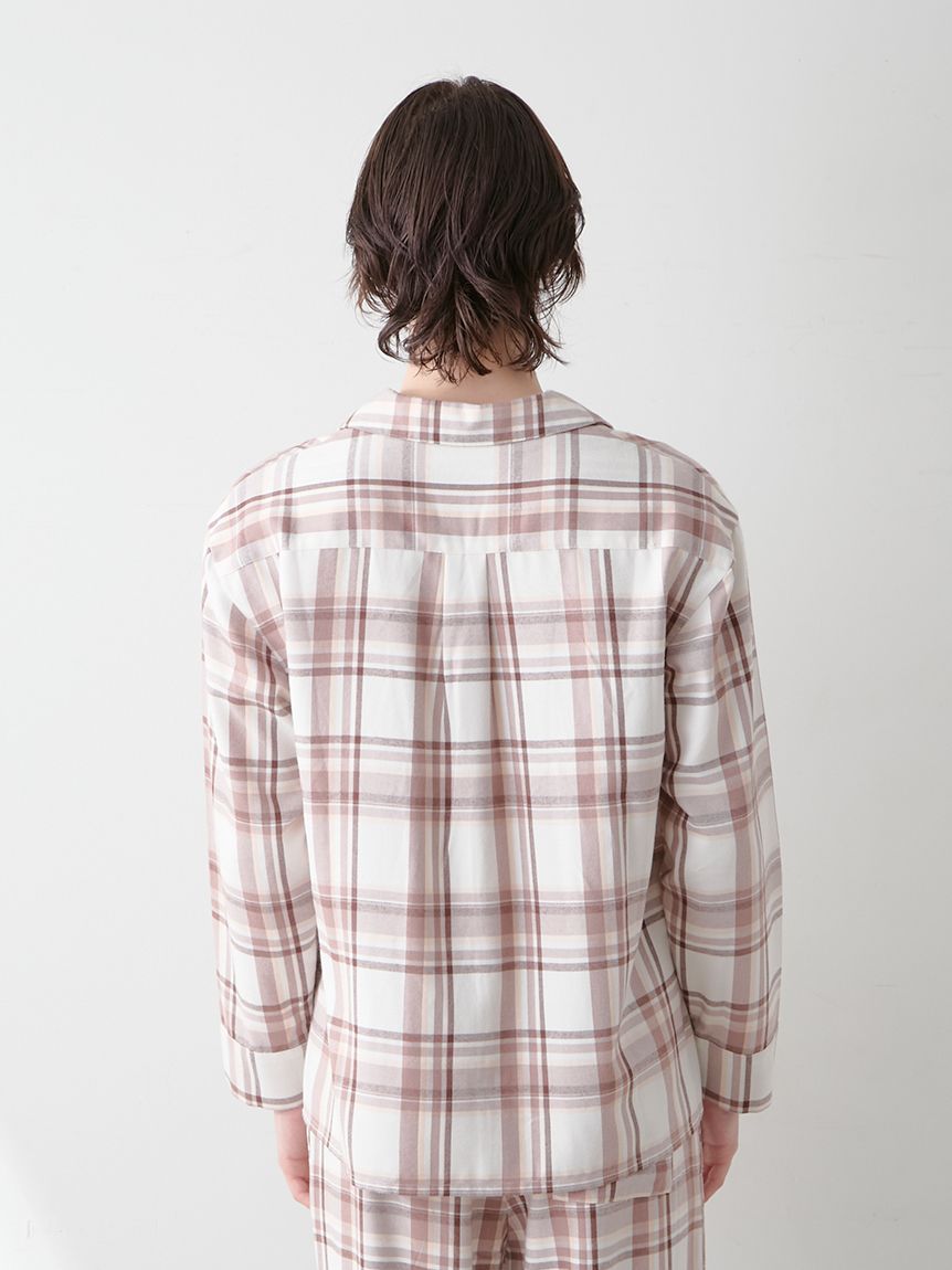 HOMME】トレンドチェック柄シャツ(シャツ)｜ルームウェア・パジャマ