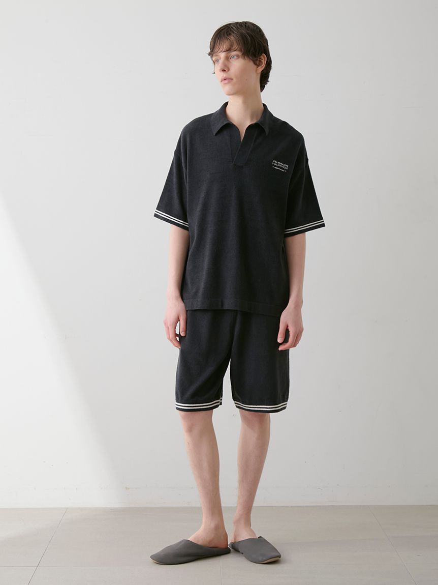 JOEL ROBUCHON】【HOMME】ラインハーフパンツ(ハーフパンツ