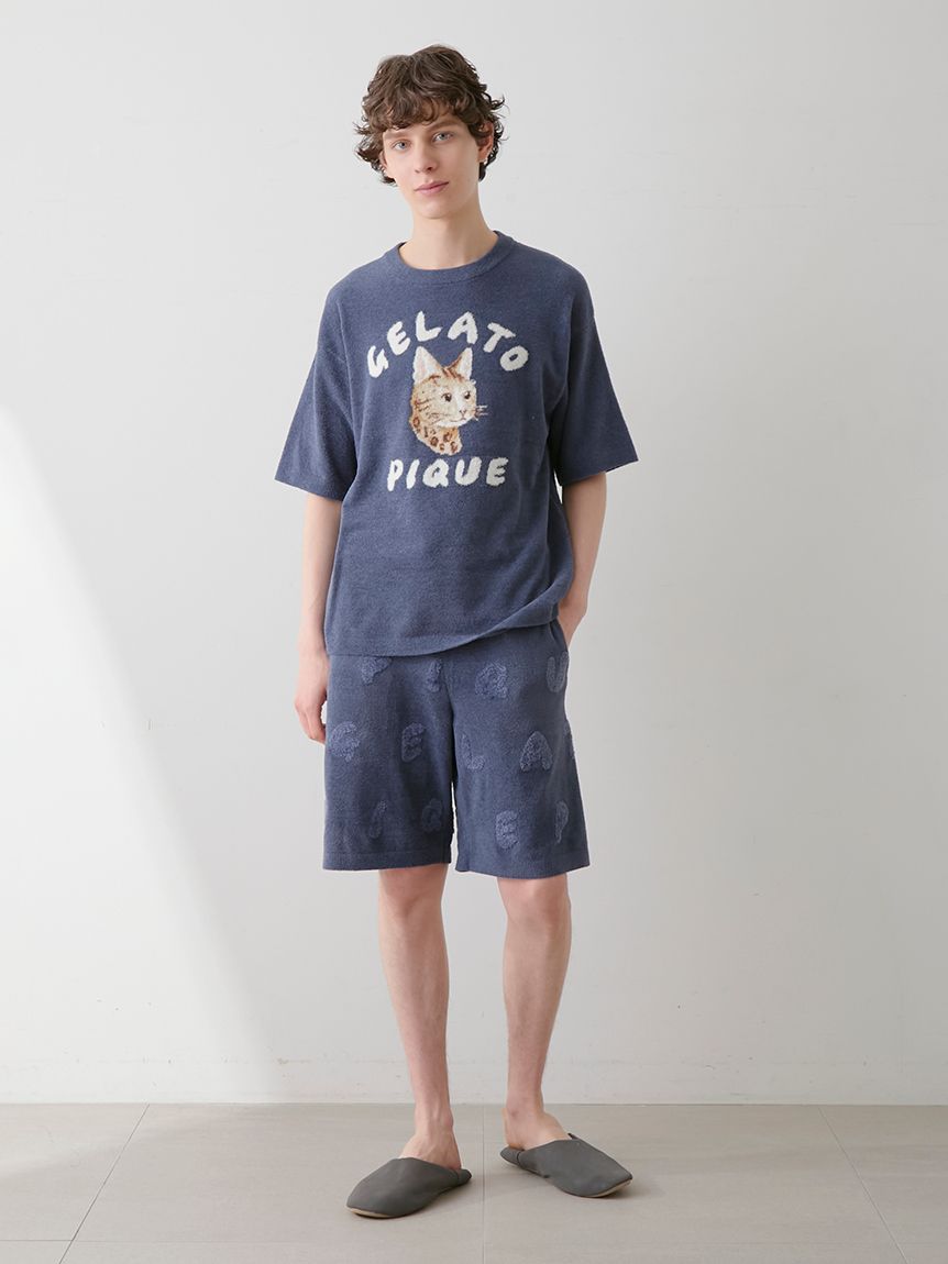 正規品♡エアリーモコプルオーバー＆ストロベリーネルロングパンツ♡ピンク gelato pique｜【ONLINE限定】【HOMME】エアリーモコドッグ