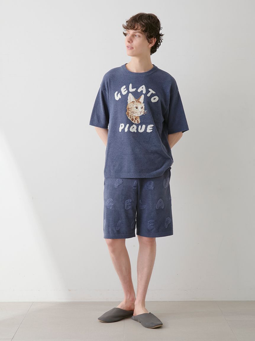 HOMME】エアリーモコキャットハーフパンツ(ハーフパンツ