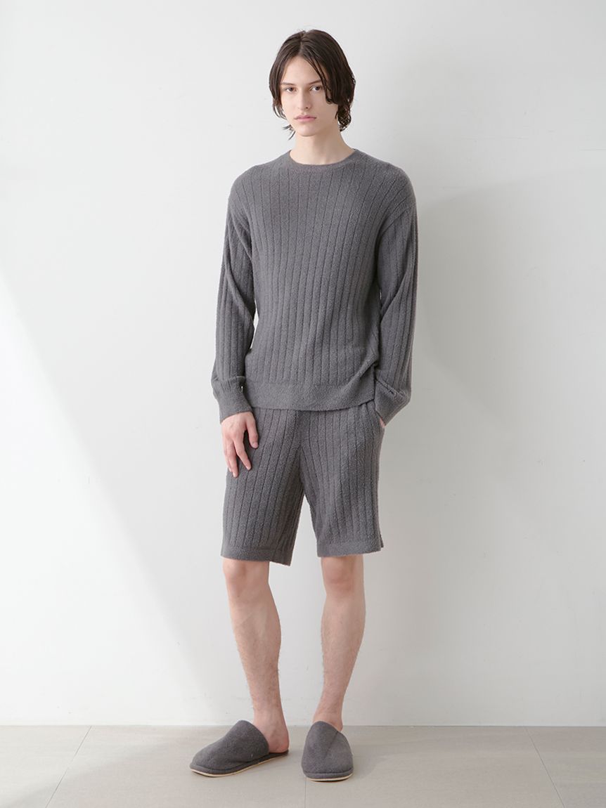 新品ジェラピケグレーロンT＆パンツ☆モチーフロゴロンT☆調温スムーズィーロンパン スムーズィートリムロングパンツ(ロングパンツ)｜ルームウェア