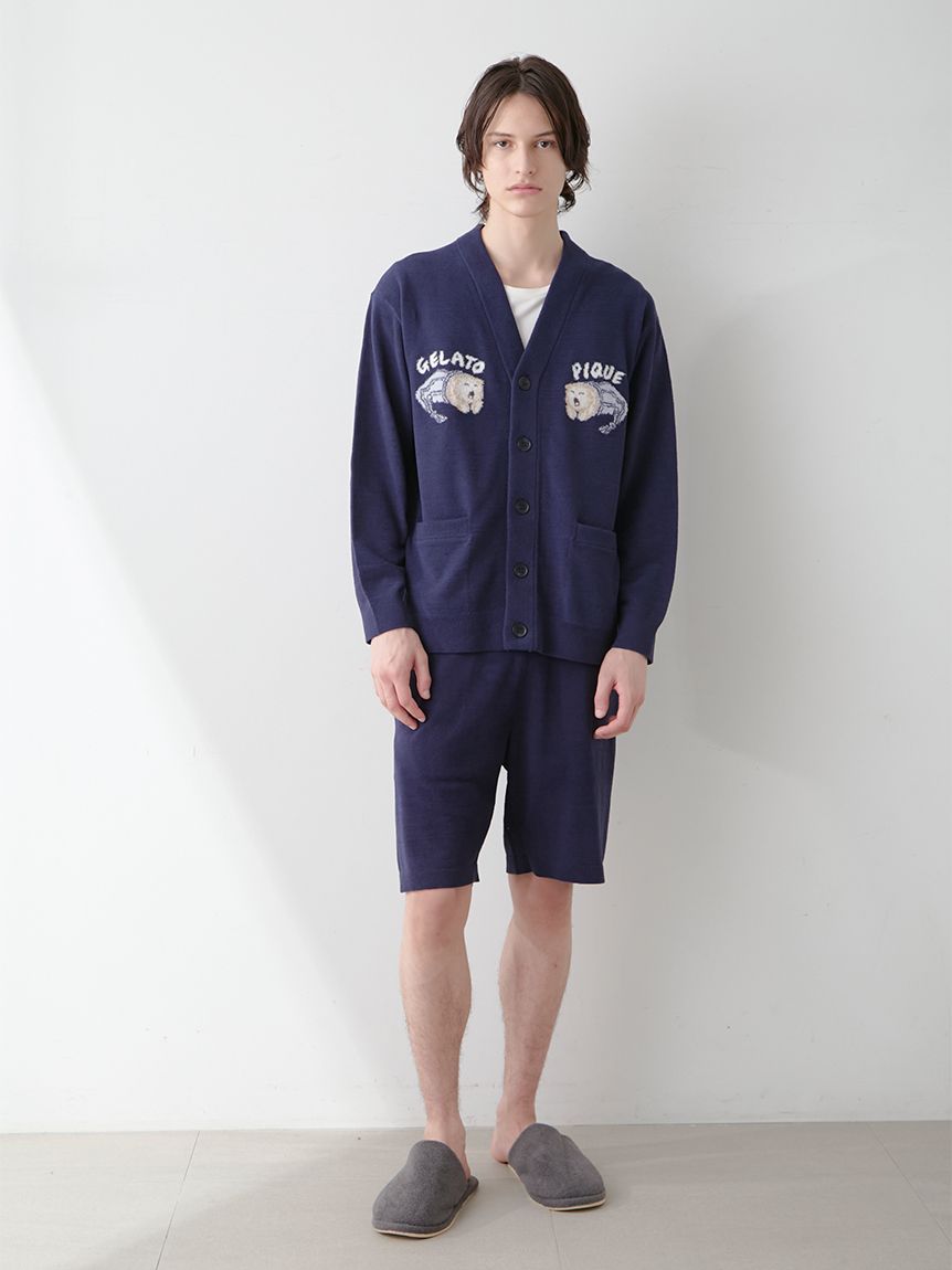 HOMME】ロゴジャガードハーフパンツ(ハーフパンツ)｜ルームウェア