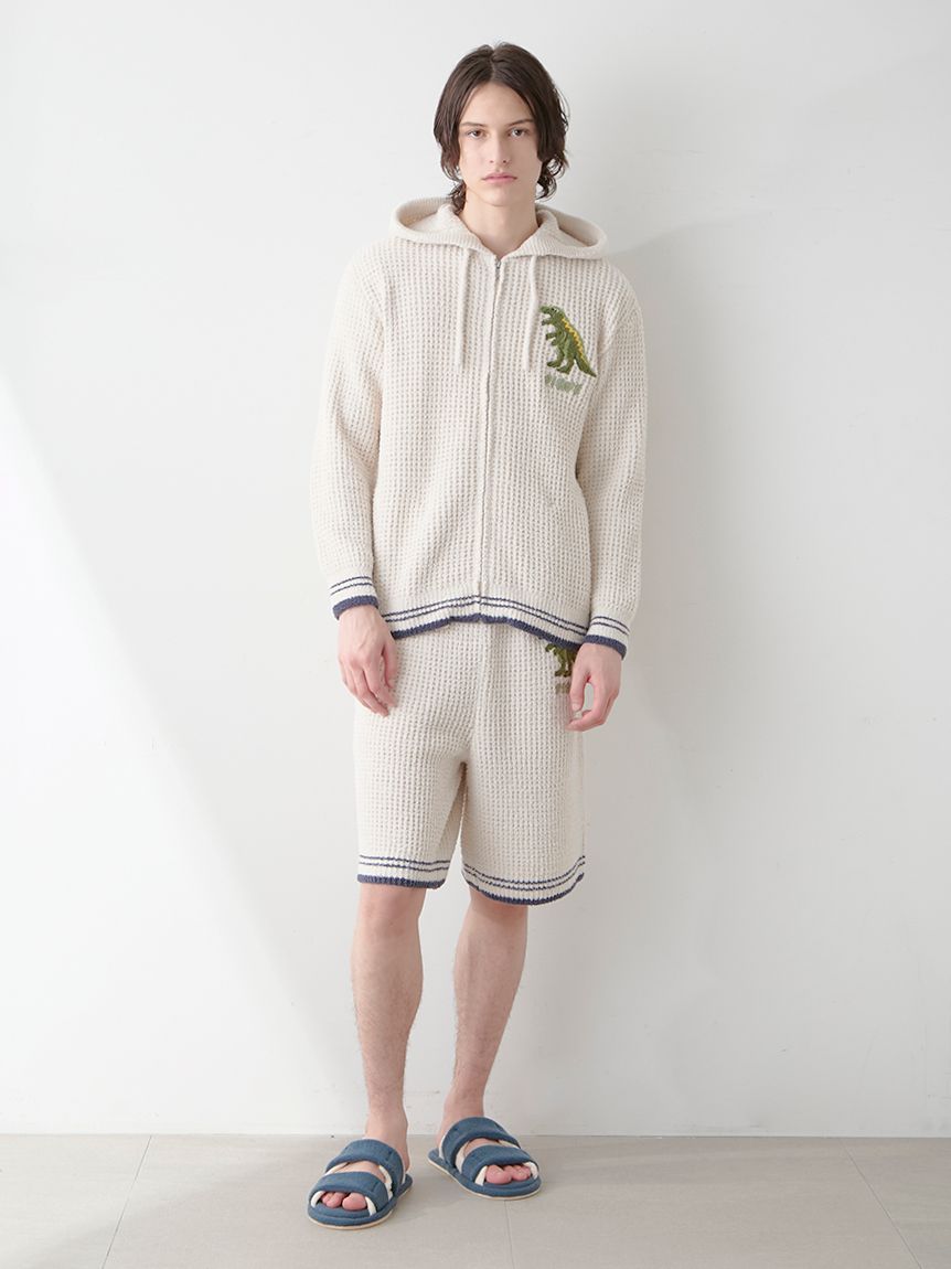 HOMME】ワッフルダイナソーハーフパンツ(ハーフパンツ)｜ルームウェア