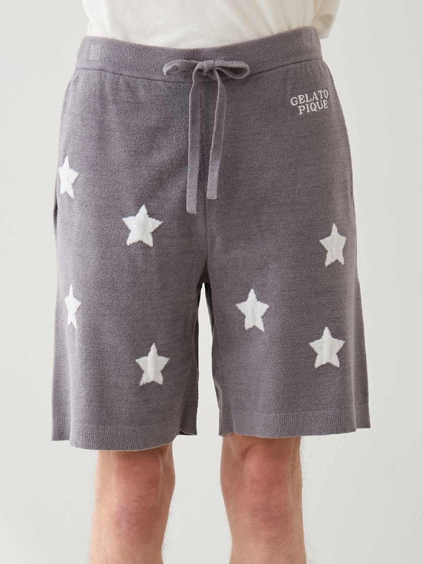 ONLINE限定カラーあり】【HOMME】スタージャガードハーフパンツ(ハーフ