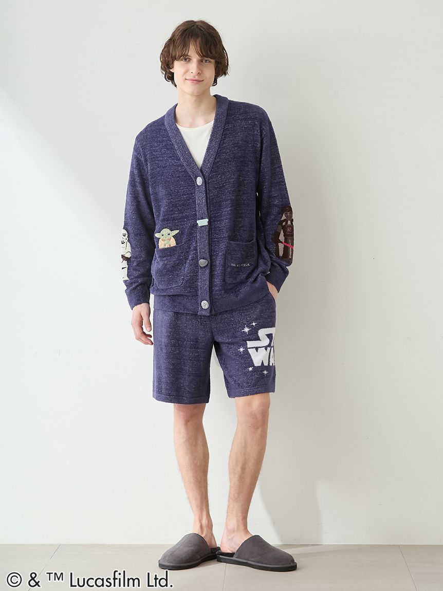 【美品】BEAMSGOLF ハーフパンツ　Mサイズ　スターウォーズ STAR WARS】【メンズ】スムーズィーロゴジャガードハーフパンツ(ハーフ