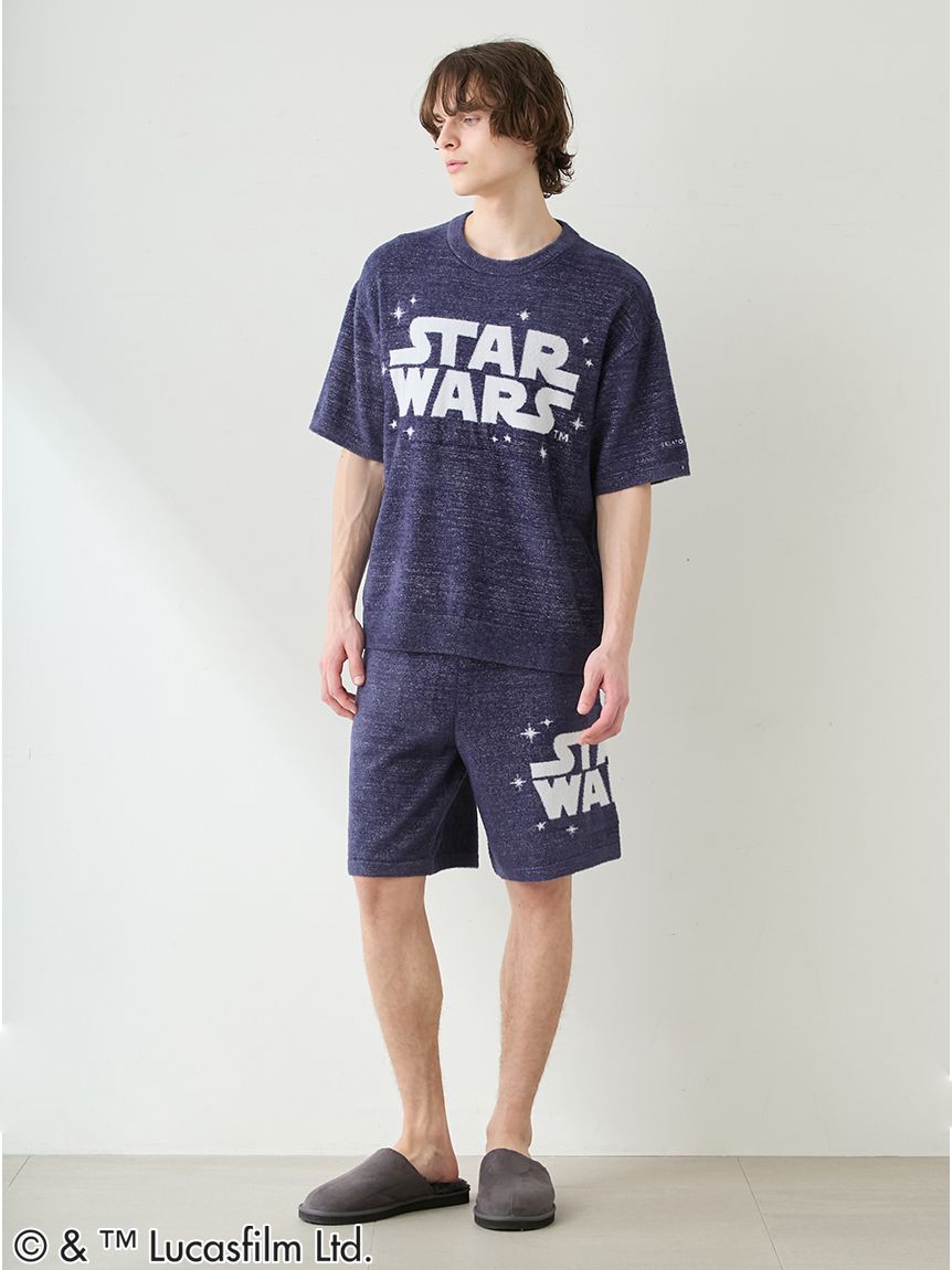 STAR WARS】【メンズ】スムーズィーロゴジャガードハーフパンツ(ハーフ