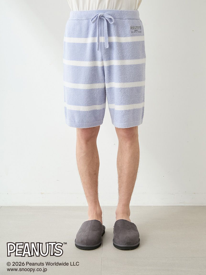 PEANUTS】【HOMME】スムーズィーボーダーハーフパンツ(ハーフパンツ
