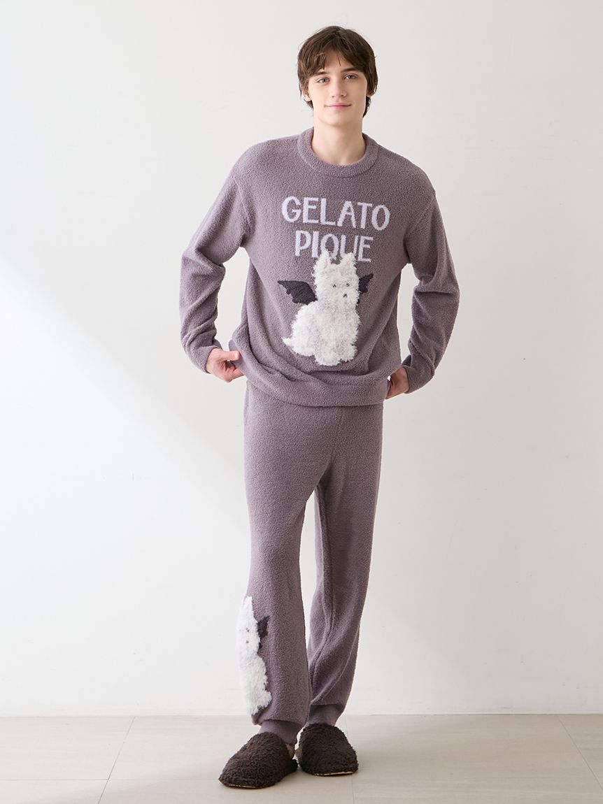 HALLOWEEN】【HOMME】ナイトパレードDOGSジャガードロングパンツ