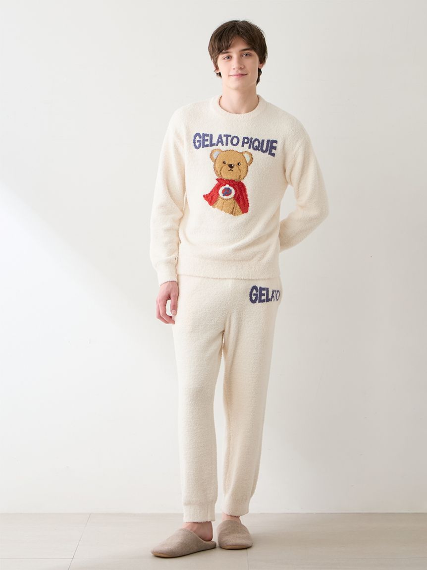 HOMME】ベビモコジャガードロングパンツ(ロングパンツ)｜ルームウェア