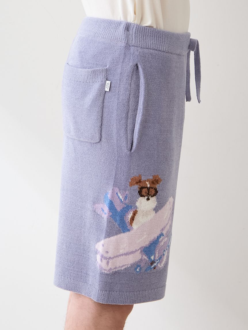 ヒラノトシユキ】【HOMME】エアリーモコPLANEDOGジャガードハーフ