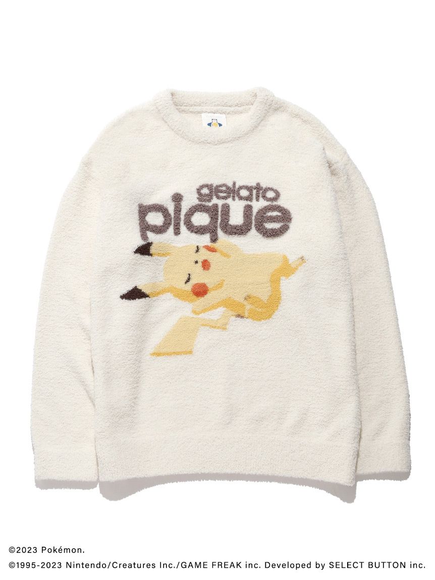 【新品】ジェラピケ ポケモンスリープ ベビモコジャガードプルオーバー セット ポケモンスリープ】ベビモコジャガードプルオーバー&ロングパンツ