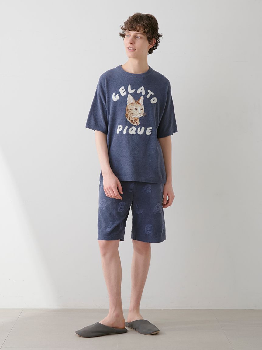 新品本物 HOMME】エアリーモコキャットプルオーバー(ニットプルオーバー ルームウェア・パジャマ