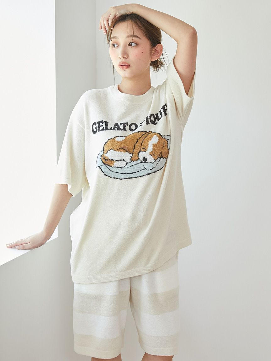 Amazon | [ジェラート ピケ] エアモコSLEEPING DOG JQDプル
