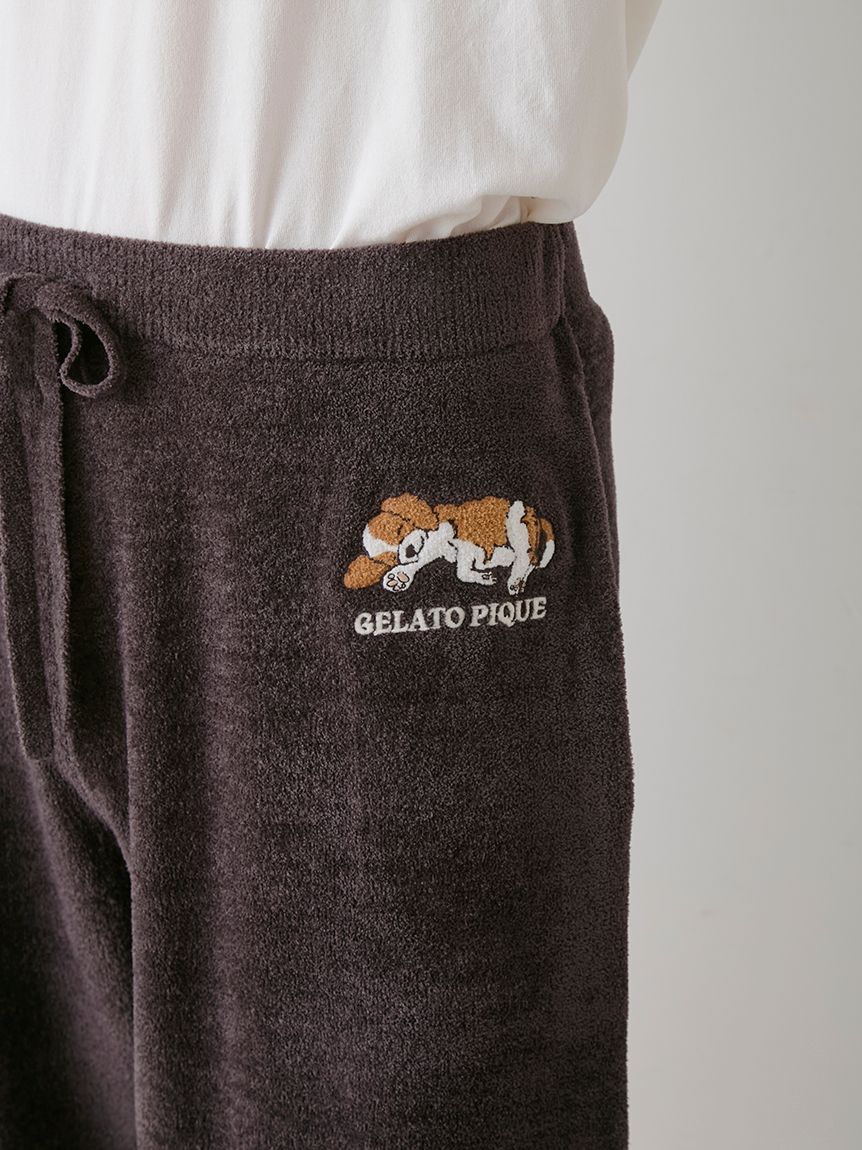 14850円SLEEPING DOGジャガードプルオーバーチェックショートパンツ SLEEPING DOG ジャガードプルオーバー&チェックショートパンツセット