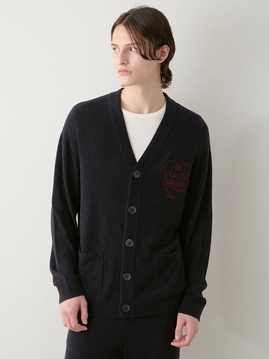 JOEL ROBUCHON】【HOMME】スムーズィーシルクカーディガン