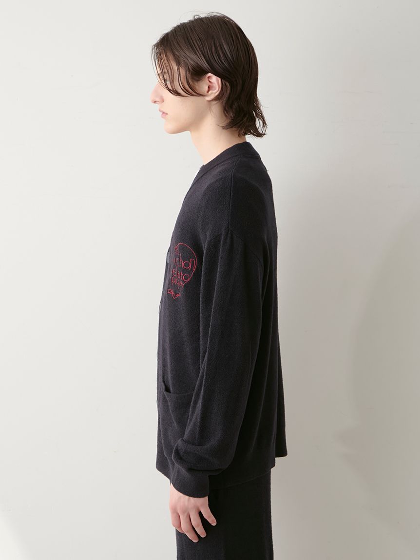 JOEL ROBUCHON】【HOMME】スムーズィーシルクカーディガン