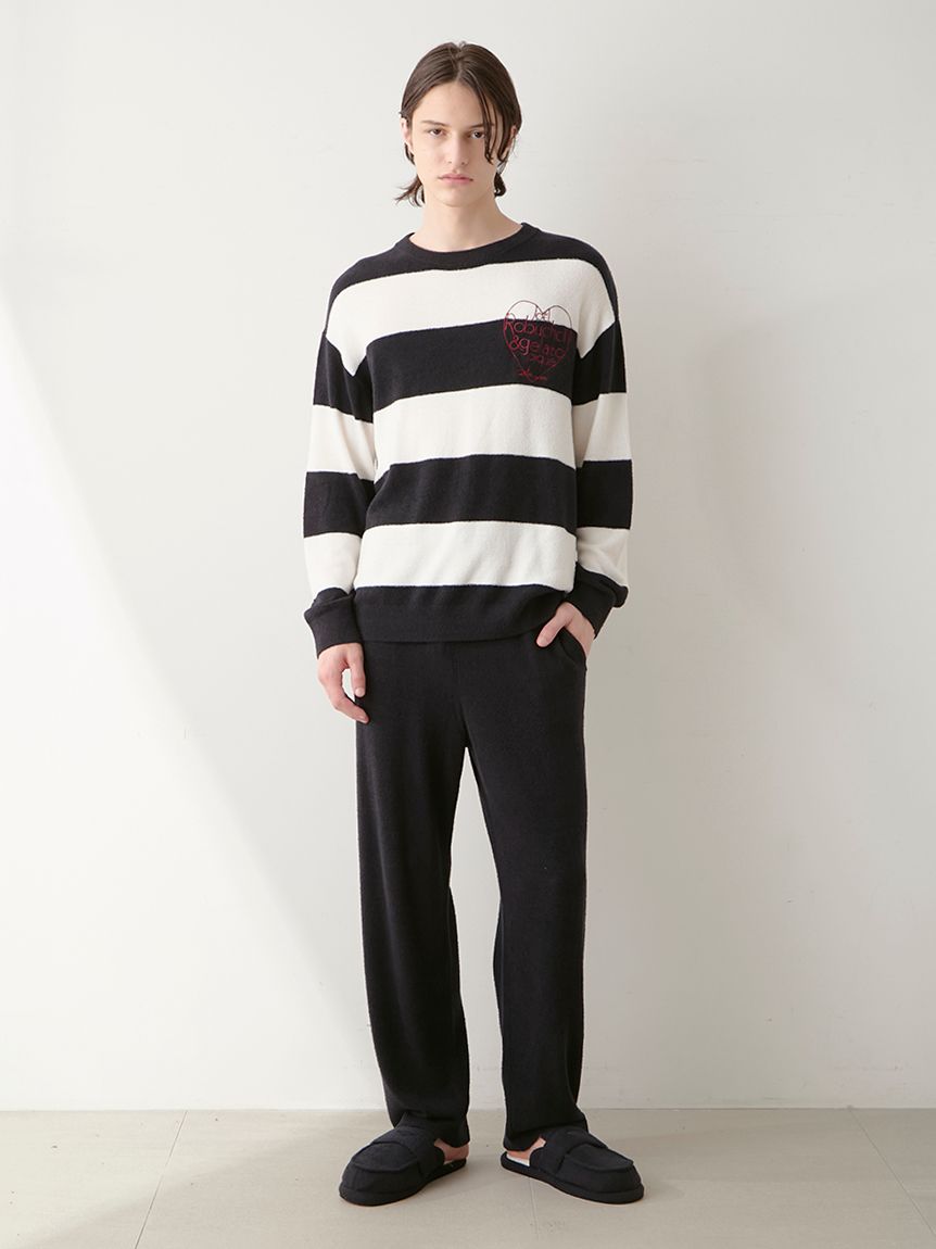 JOEL ROBUCHON】【HOMME】スムーズィーシルクプルオーバー(ニットプル