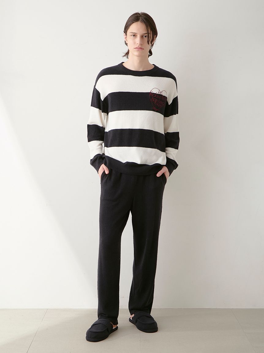 JOEL ROBUCHON】【HOMME】スムーズィーシルクプルオーバー