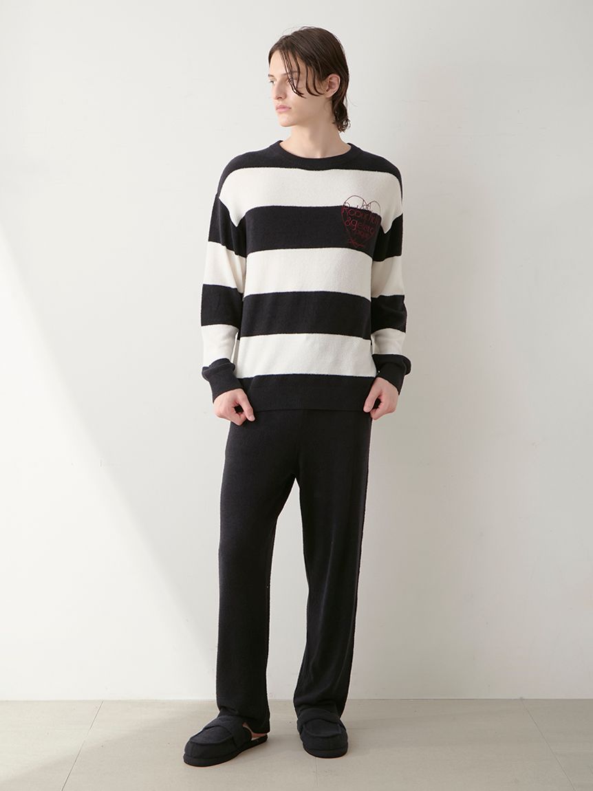 JOEL ROBUCHON】【HOMME】スムーズィーシルクプルオーバー