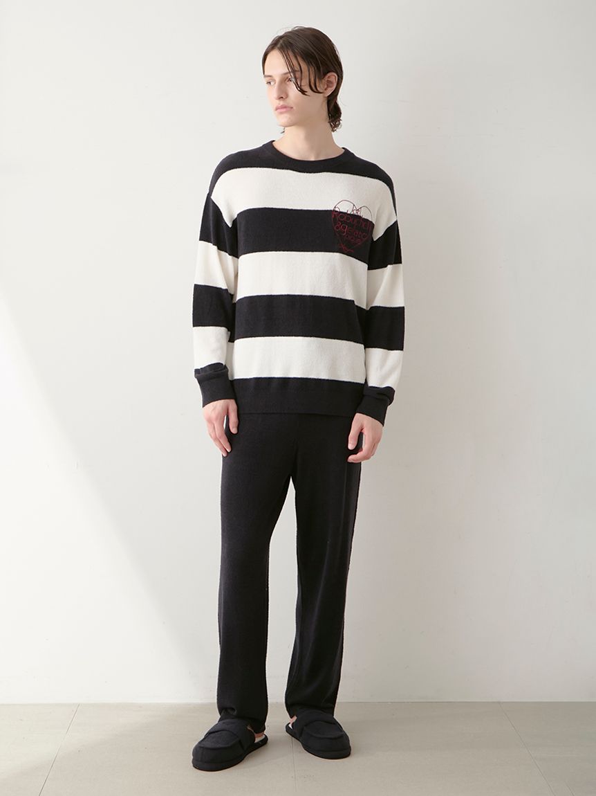 JOEL ROBUCHON】【HOMME】スムーズィーシルクプルオーバー(ニットプル