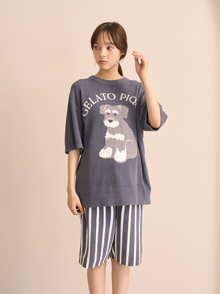 gelato pique シュナウザー パジャマ 上下セット　新品未使用 楽天市場】ジェラート ピケ（上下セット｜ルームウェア