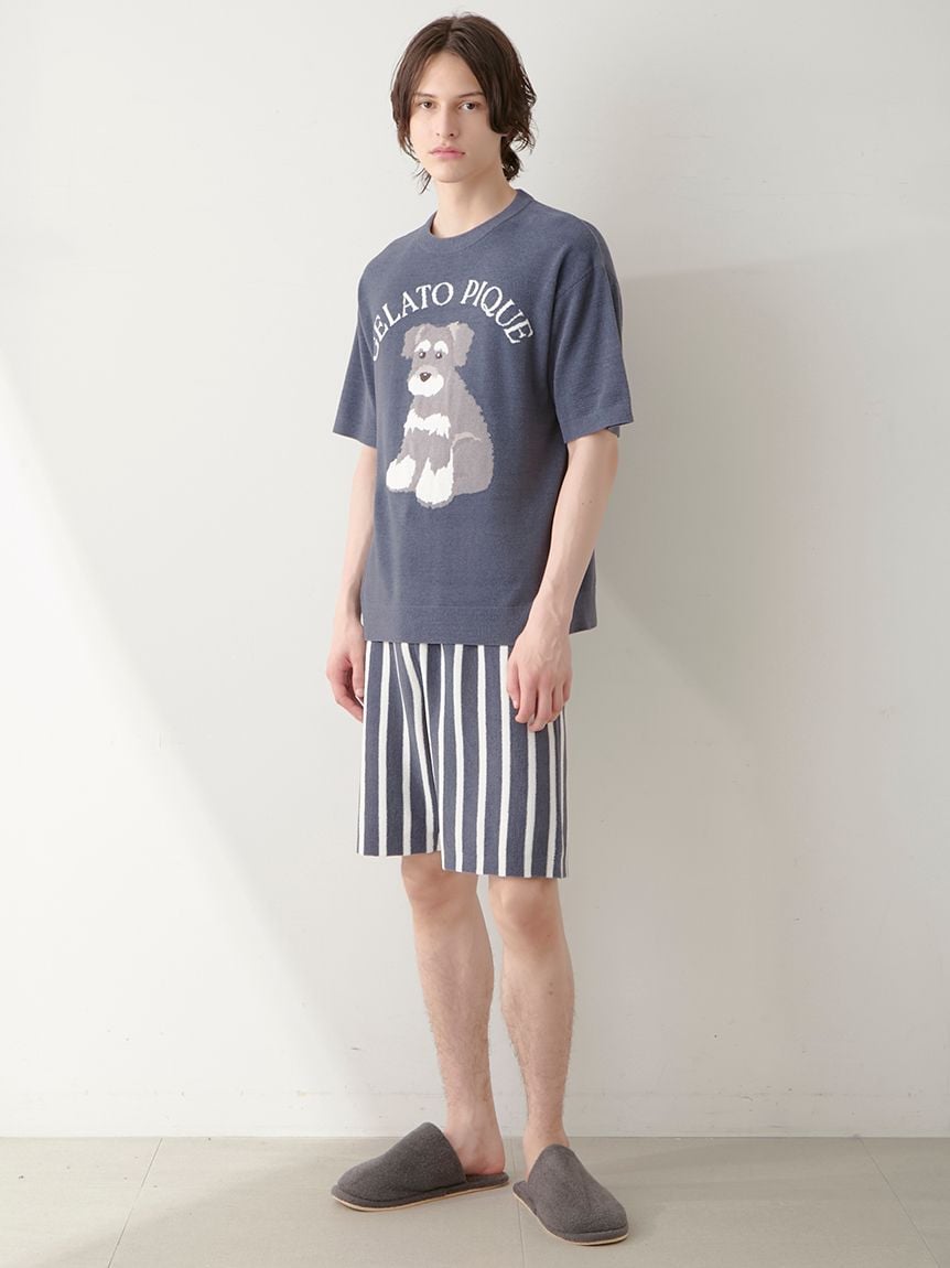 MASH SUMMER WEEK限定】【HOMME】シュナウザージャガードプル