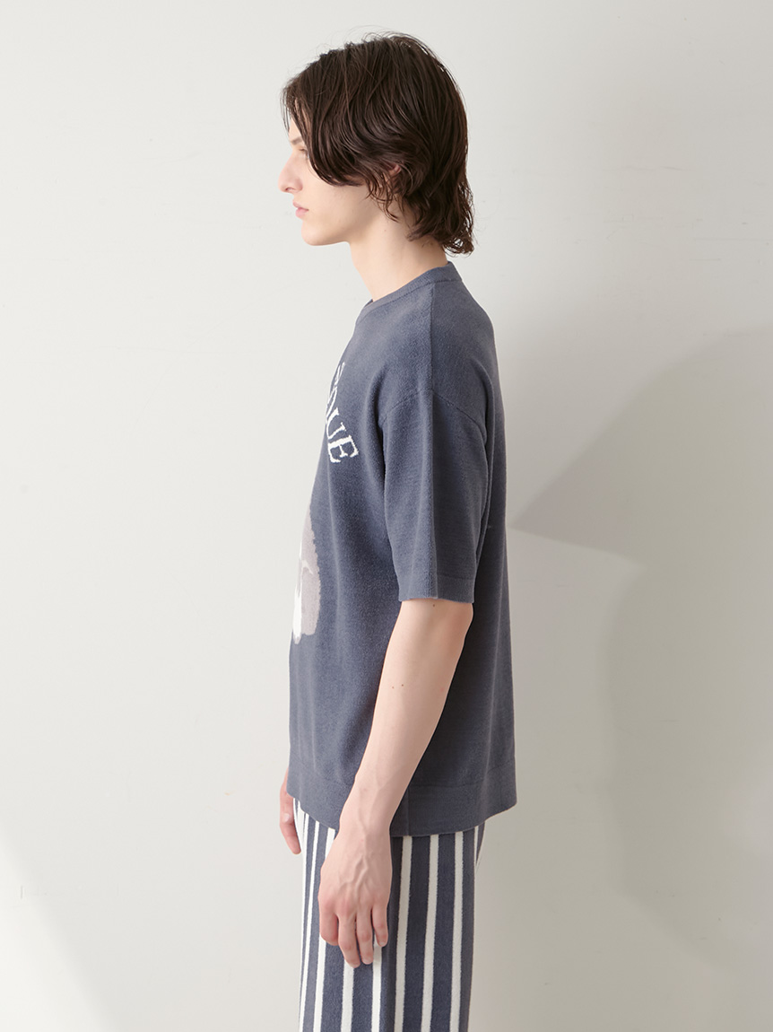 MASH SUMMER WEEK限定】【HOMME】シュナウザージャガードプル
