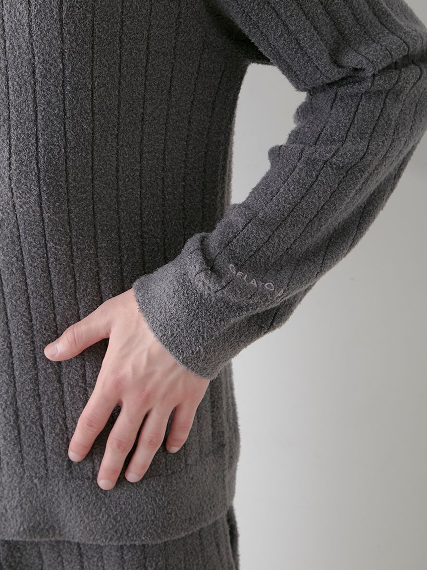 HOMME】調温スムーズィープルオーバー(ニットプルオーバー)｜ルーム