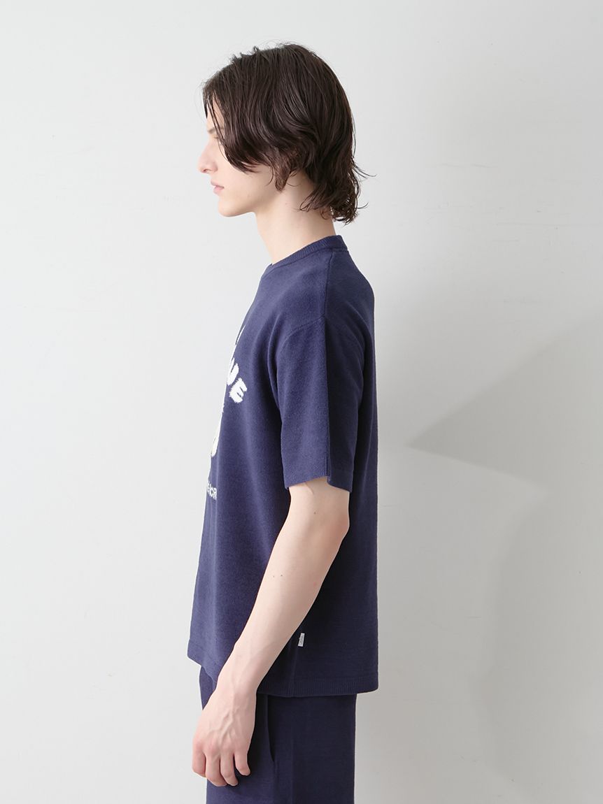 HOMME】sleeping cat ジャガードプルオーバー(ニットプル