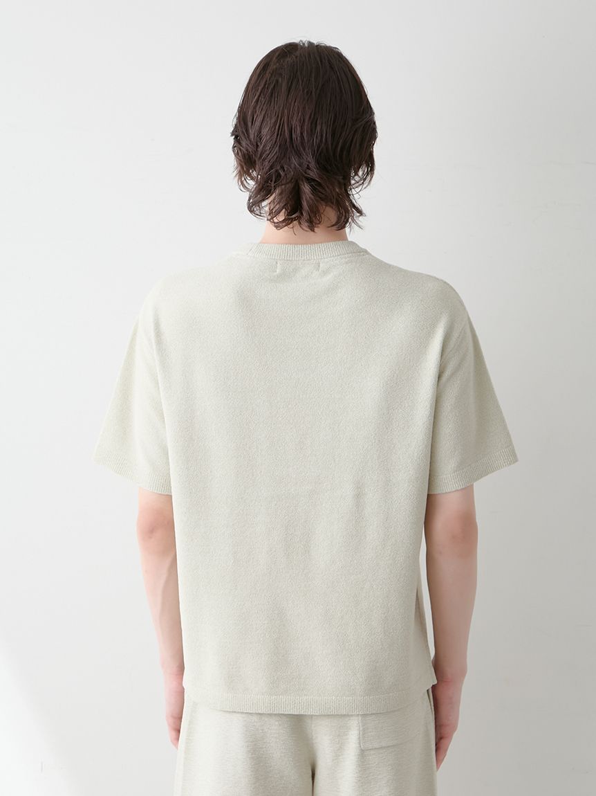 ONLINE限定】【HOMME】sleeping cat ジャガードプルオーバー＆ハーフ