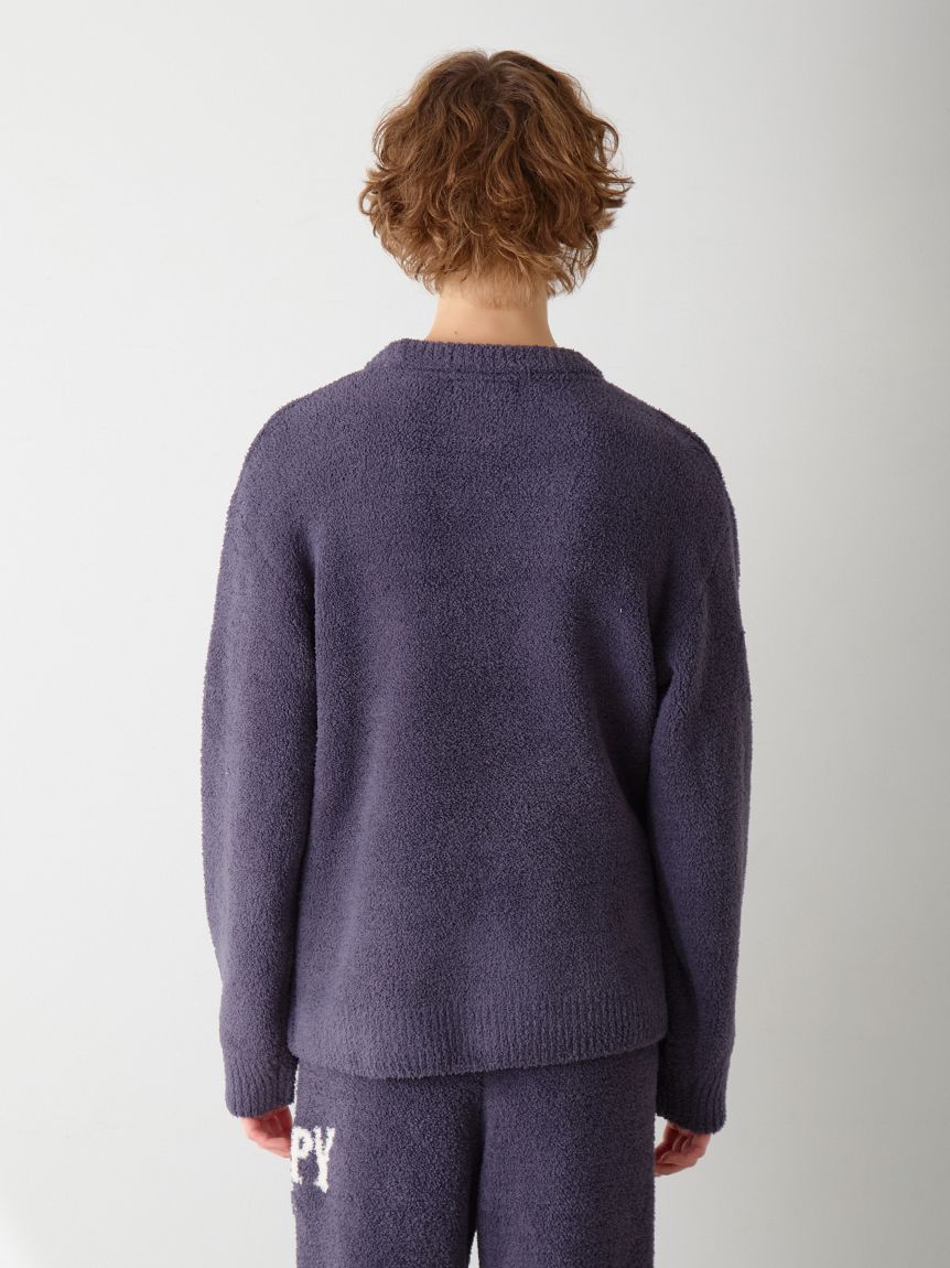 HOMME】パウダースリーピーロゴジャガードプルオーバー＆ロングパンツ