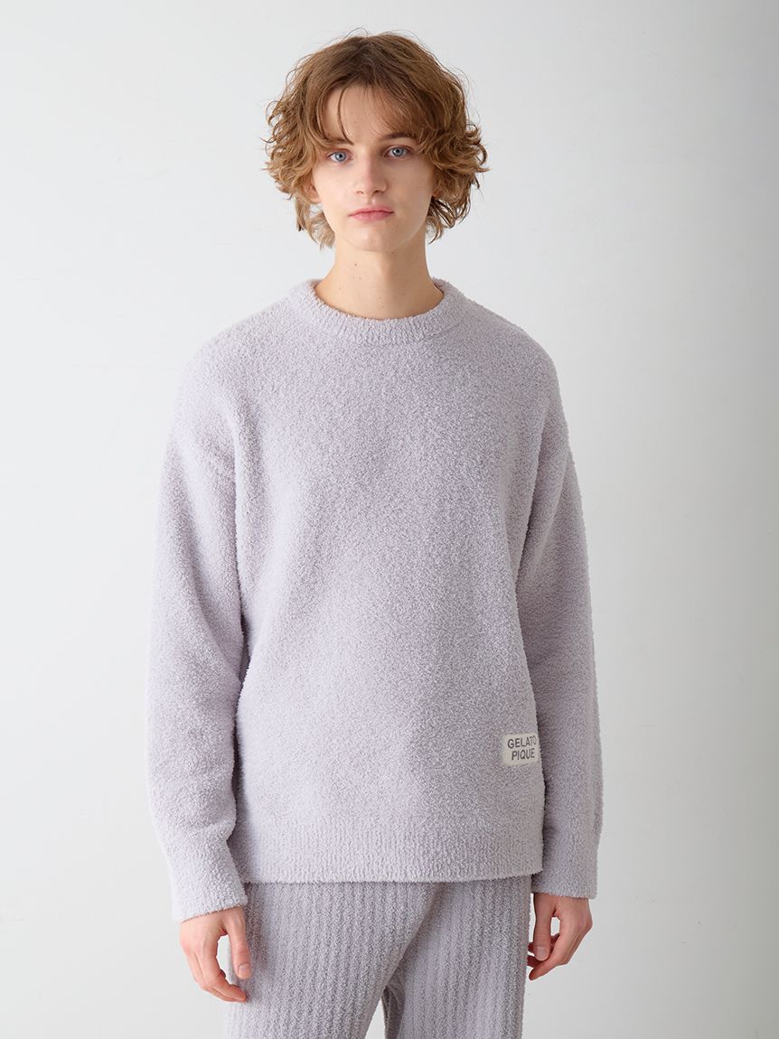 HOMME】カラフルパウダープルオーバー＆ベビモコリブロングパンツ