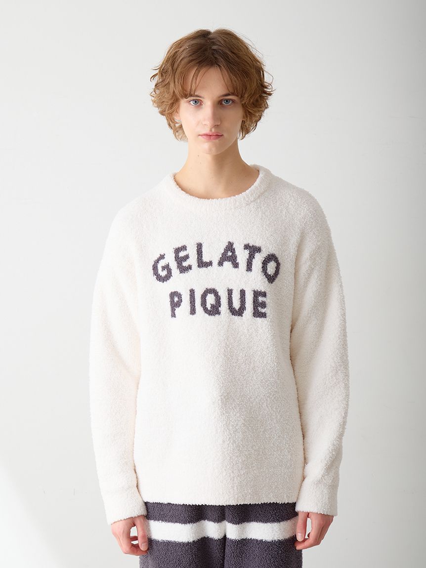 HOMME】パウダーロゴジャガードプルオーバー＆ロングパンツセット