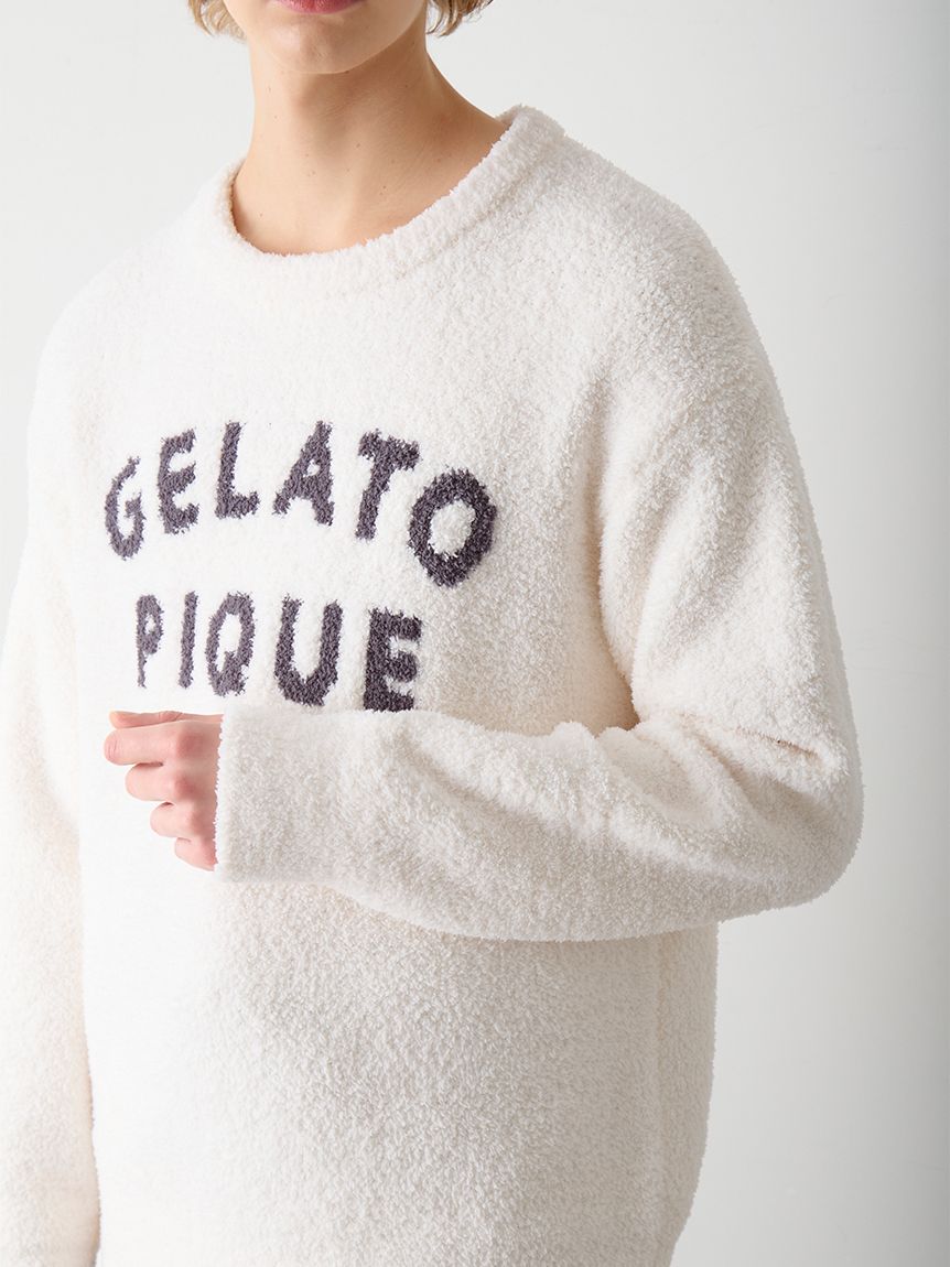 HOMME】パウダーロゴジャガードプルオーバー＆ロングパンツセット