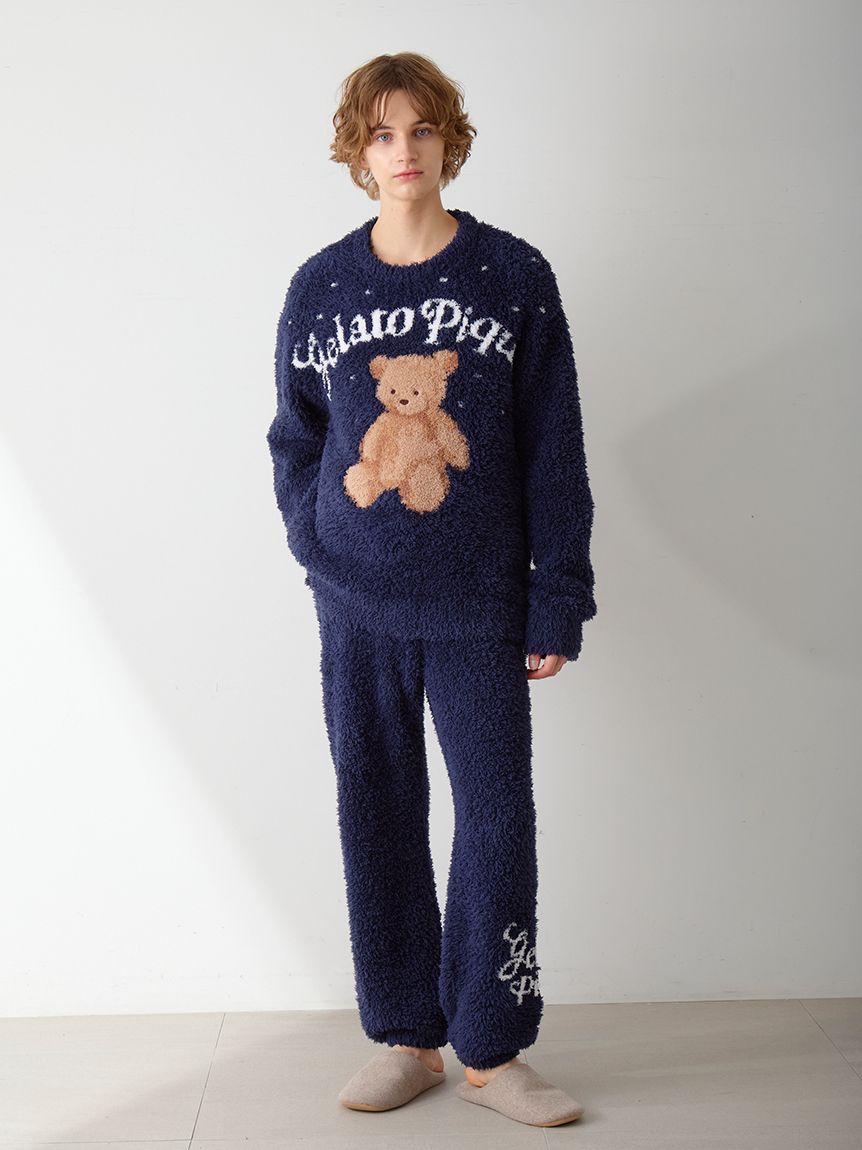 HOLIDAY】【HOMME】ジェラートスノーベアジャガードプルオーバー