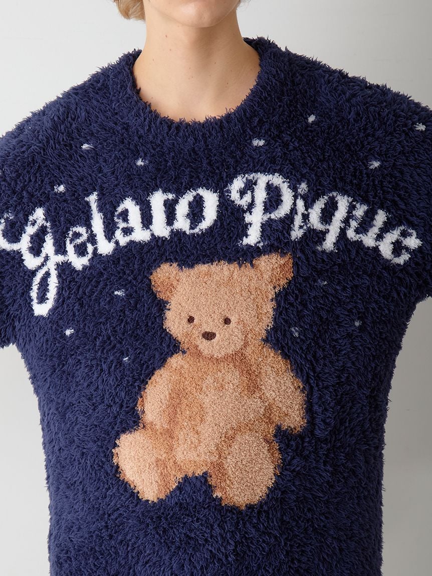 HOLIDAY】【HOMME】ジェラートスノーベアジャガードプルオーバー