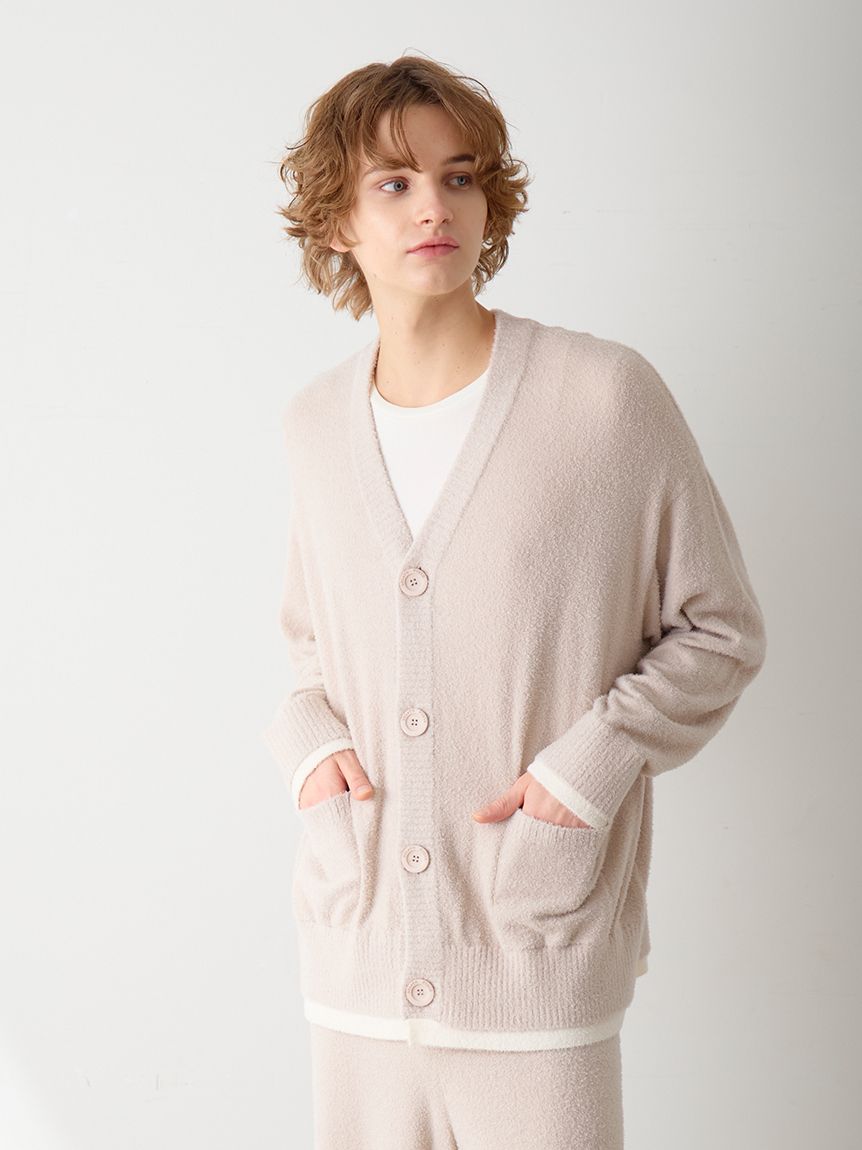 HOMME】レイヤードホットスムーズィーカーディガン(カーディガン