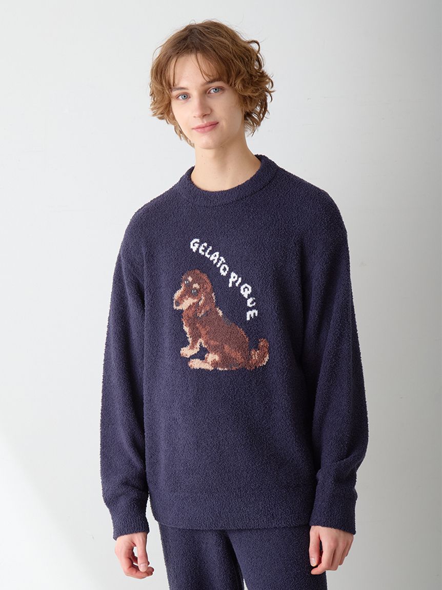 ONLINE限定】【HOMME】 DOG ジャガードプルオーバー&ロングパンツ