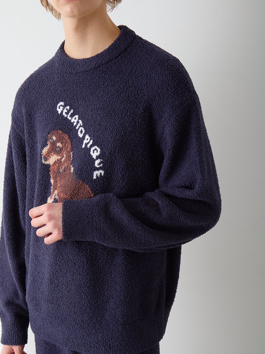 ONLINE限定】【HOMME】 DOG ジャガードプルオーバー&ロングパンツ