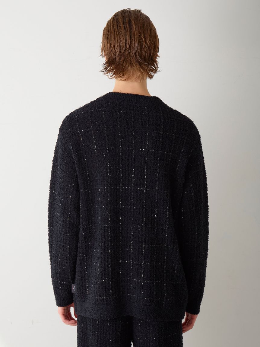 ジェラートピケ　ロブション　プルオーバー&ロングパンツ&ツイードモコカーディガン gelato pique（ジェラートピケ） パジャマ ルームウェア 「JOEL