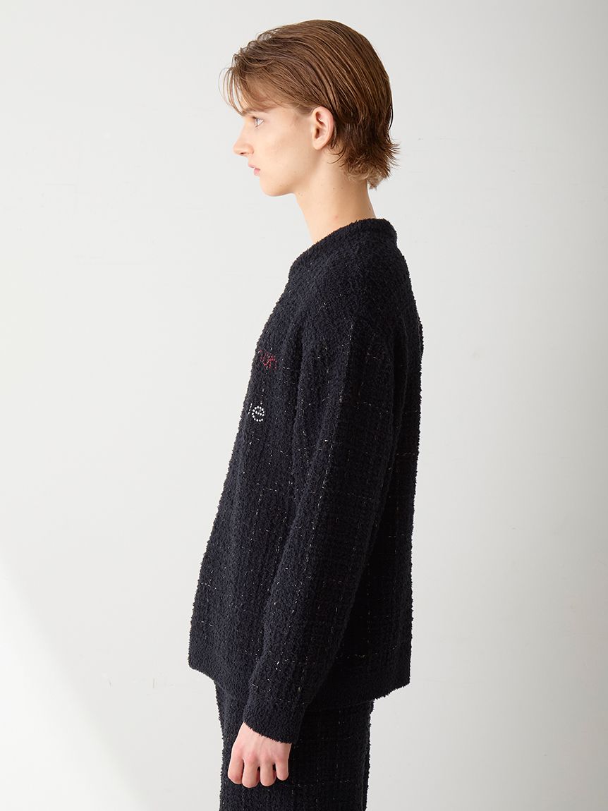 新品・64,900円・訳☆MORABITO SPELL/黒ラメニットプルオーバー 新品・64,・訳☆MORABITO SPELL/黒ラメニットプルオーバー