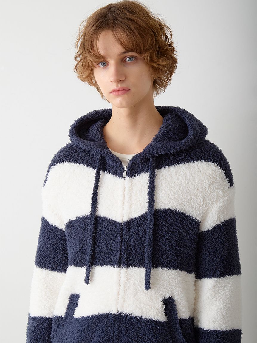 ラッピング済み】【HOMME】ジェラート2ボーダーパーカー＆ロングパンツ